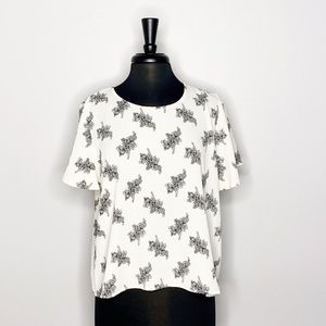 Floral Chiffon Top